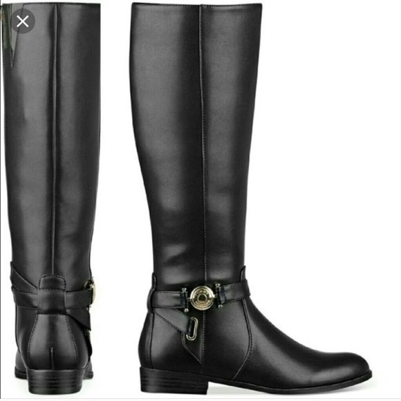 🌿 5/$30 Tommy Hilfiger • Black Riding Boots - Picture 7 of 7